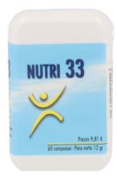 NUTRI 33 60 COMPRESSE - Farmaunclick.it