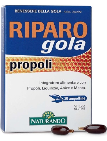 RIPARO GOLA PROPOLI 20 AMPOLLE BEVIBILI - Farmaunclick.it