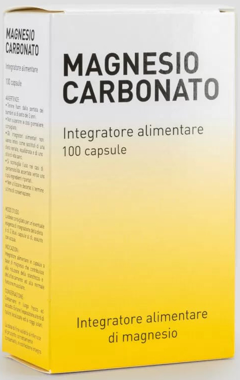 MAGNESIO CARBONATO 100 CAPSULE - Farmaunclick.it