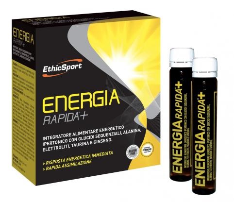 ETHICSPORT ENERGIA RAPIDA+ 10 FLACONCINI 25 ML - Farmaunclick.it