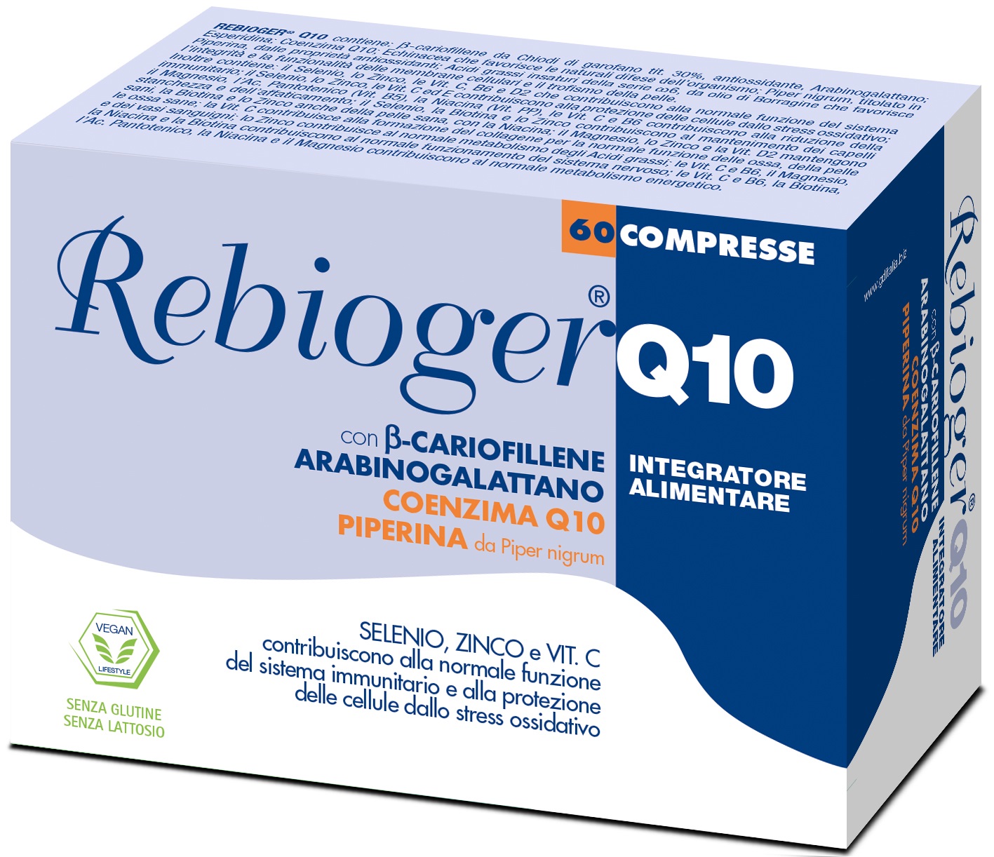 REBIOGER Q10 60 COMPRESSE - Farmaunclick.it