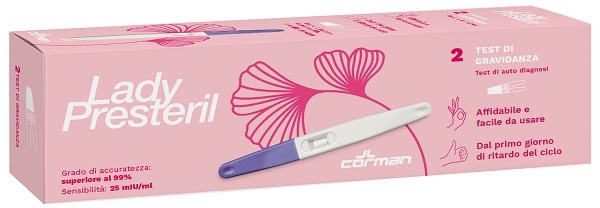 TEST DI GRAVIDANZA LADY TEST 2 PEZZI - Farmaunclick.it