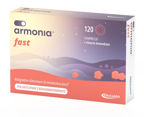 ARMONIA FAST 1 MG MELATONINA 120 COMPRESSE - Farmaunclick.it