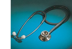 STETOFONENDOSCOPIO PROFESSIONAL CORPO IN ACCIAIO INOX 18/8, ARCHETTO BIAURICOLARE CROMATO CON DOPPIA MOLLA INTERNA - Farmaunclick.it