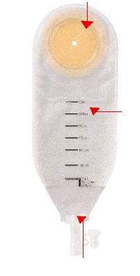 SACCA PER DRENAGGIO DELLE FERITE COLOPLAST CAPACITA' MAXI 500ML 20 PEZZI ARTICOLO 2250 - Farmaunclick.it