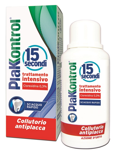 PLAKKONTROL 15 SECONDI COLLUTORIO 250 ML - Farmaunclick.it