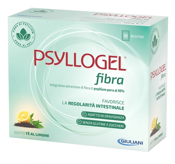 PSYLLOGEL FIBRA TE LIMONE 20 BUSTINE - Farmaunclick.it