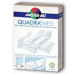 CEROTTO MASTER-AID QUADRA DERMOATTIVO FORMATI ASSORTITI 40 PEZZI - Farmaunclick.it