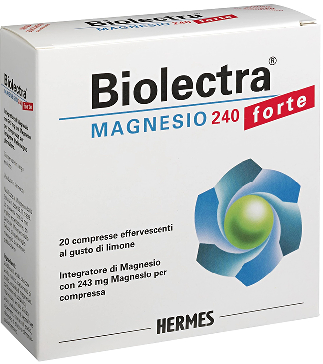 BIOLECTRA MAGNESIO FORTE 20 COMPRESSE - Farmaunclick.it