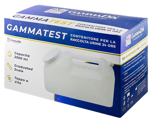 CONTENITORE STERILE PER LA RACCOLTA URINA GAMMASI 24H 2500 ML GAMMADIS - Farmaunclick.it
