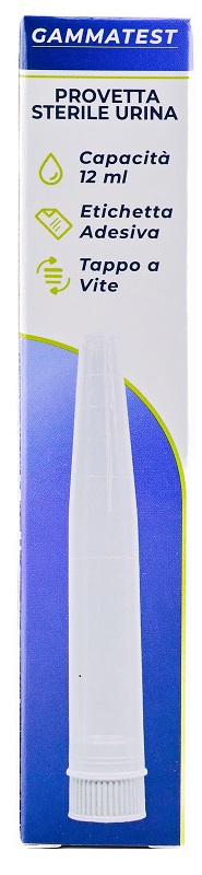 PROVETTA STERILE PER URINA 12ML GAMMADIS - Farmaunclick.it