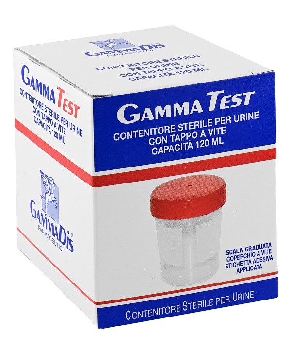 CONTENITORE STERILE PER LA RACCOLTA URINA 120 ML GAMMADIS - Farmaunclick.it