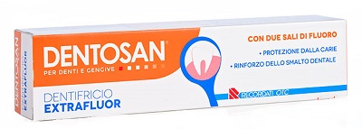 DENTOSAN EXTRAFLUOR DENTIFRICIO 75 ML - Farmaunclick.it