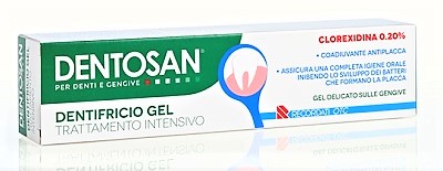 DENTOSAN GEL DENTIFRICIO CLOREXIDINA 0,2% 75 ML - Farmaunclick.it