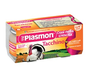 PLASMON OMOGENEIZZATO TACCHINO 80 G X 2 PEZZI - Farmaunclick.it