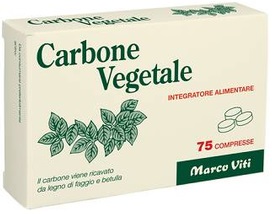 CARBONE VEGETALE 75 COMPRESSE - Farmaunclick.it