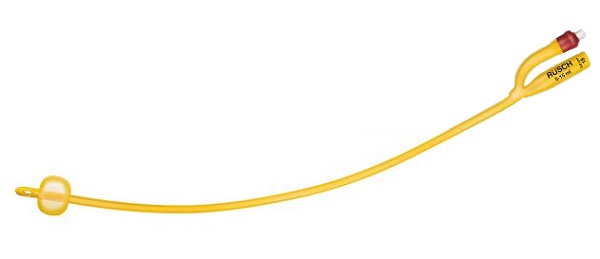 CATETERE FOLEY A MEDIA PERMANENZA  RUSCH GOLD PLUS A 2 VIE IN SILKOLATEX LATTICE-SILICONE PER ADULTO CH16 LUNGHEZZA 40 CM PUNTA CILINDRICA A 2 FORI PALLONCINO 30-50 ML 1 PEZZO - Farmaunclick.it