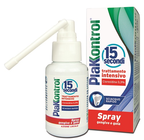 PLAKKONTROL 15 SECONDI COLLUTORIO SPRAY 50 ML - Farmaunclick.it