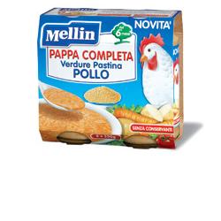 MELLIN PAPPA COMPLETA POLLO 250 G 2 PEZZI - Farmaunclick.it