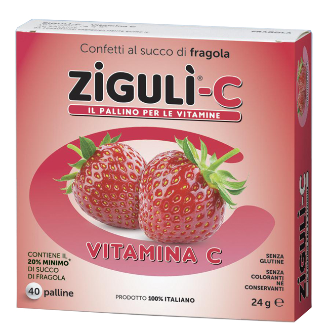 ZIGULI C FRAGOLA 40 CONFETTI 24 G - Farmaunclick.it