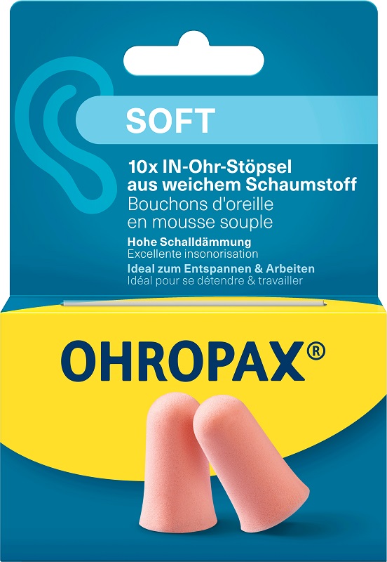 OHROPAX SOFT TAPPI AURICOLARI 10 PEZZI - Farmaunclick.it