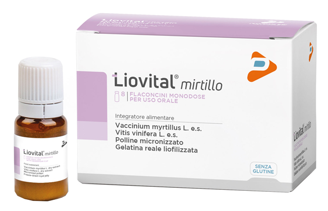 LIOVITAL MIRTILLO 8 FLACONCINI 10 ML - Farmaunclick.it