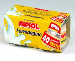 NIPIOL OMOGENEIZZATO FORMAGGINO 80 G 2 PEZZI - Farmaunclick.it