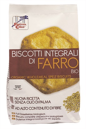 FSC BISCOTTI INTEGRALI DI FARRO BIOA AD ALTO CONTENUTO DI FIBRE CON OLIO DI GIRASOLE SENZA OLIO DI PALMA 400 G - Farmaunclick.it