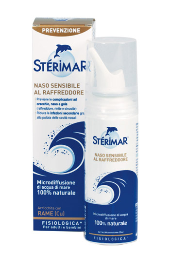 STERIMAR CU NASO SENSIBILE AL RAFFREDDORE SPRAY 100 ML - Farmaunclick.it