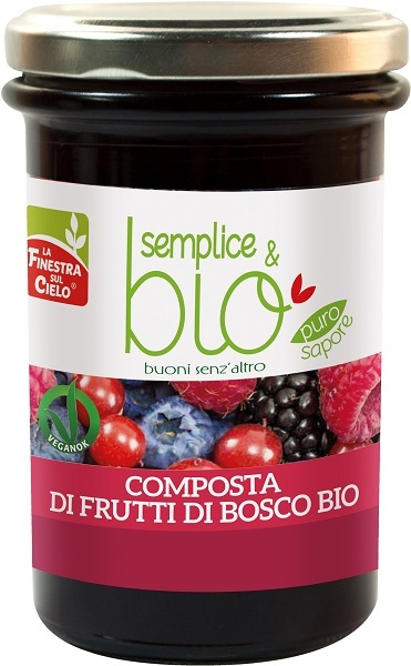 COMPOSTA DI FRUTTI DI BOSCO CON POLPA DI MELA BIO 320 G - Farmaunclick.it