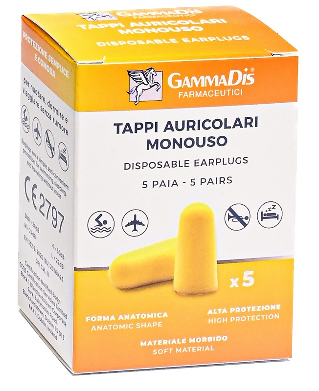 TAPPO AURICOLARE EAR GOMMAPIUMA 10 PEZZI - Farmaunclick.it