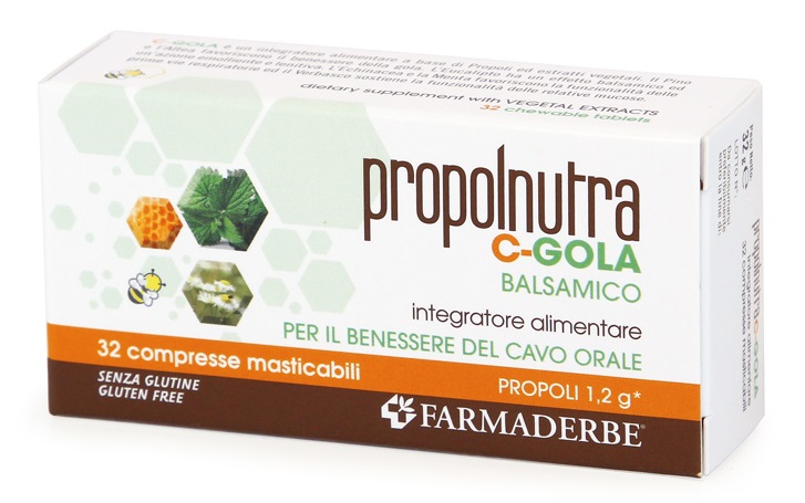 PROPOLNUTRA C GOLA 32 COMPRESSE - Farmaunclick.it