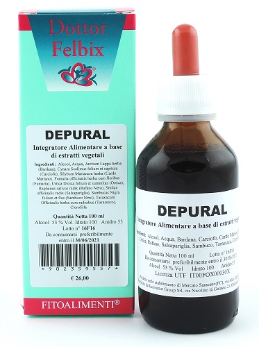 DEPURAL GOCCE 100 ML - Farmaunclick.it
