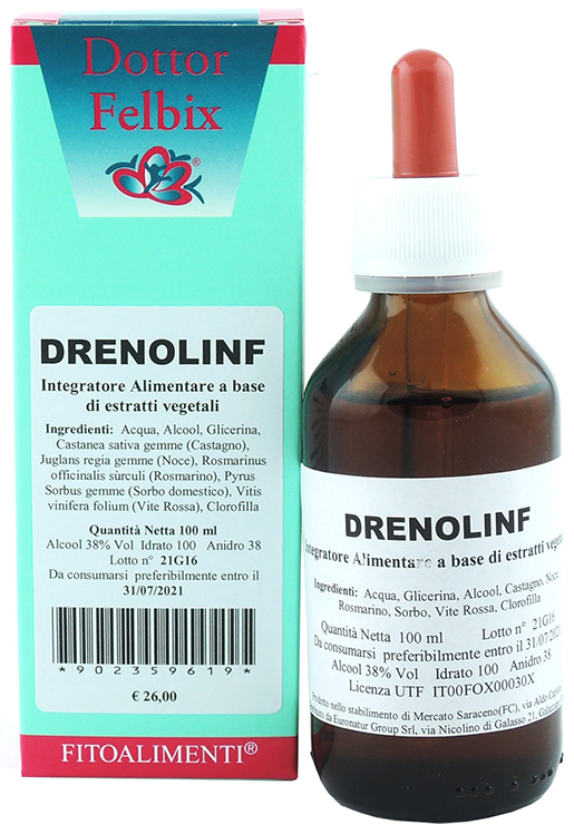 DRENOLINF GOCCE 100 ML - Farmaunclick.it