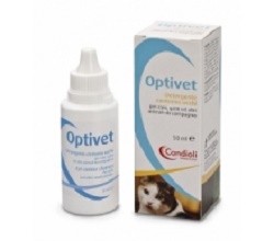 OPTIVET DETERGENTE PER OCCHI PER CANI E GATTI FLACONE 50 ML - Farmaunclick.it