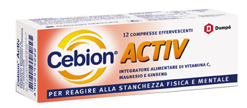 CEBION ACTIV 12 COMPRESSE EFFERVESCENTI - Farmaunclick.it