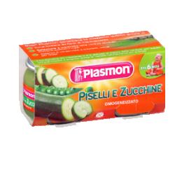 PLASMON OMOGENEIZZATO PISELLI ZUCCHINE 80 G X 2 PEZZI - Farmaunclick.it