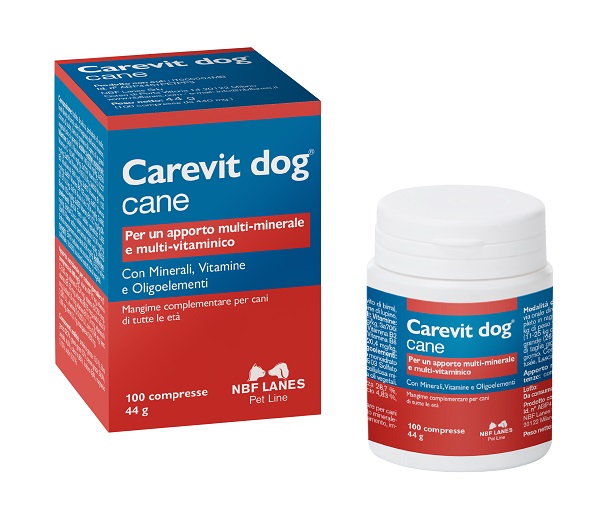 CAREVIT DOG FLACONE 100 COMPRESSE APPETIBILI - Farmaunclick.it