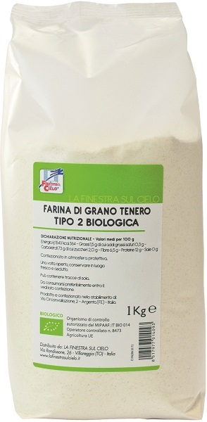 FSC FARINA DI GRANO TENERO TIPO 2 BIO 1 KG - Farmaunclick.it
