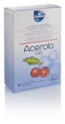ACEROLA VITAMINA C 80 TAVOLETTE - Farmaunclick.it