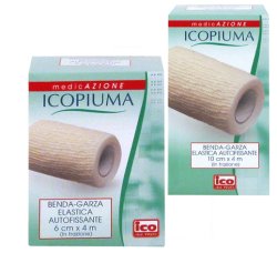 ICOPIUMA BENDA GARZA ELASTICA AUTOFISSANTE CM8X4MT - Farmaunclick.it
