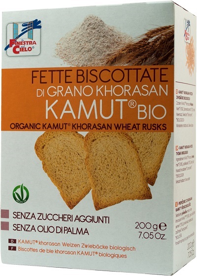 FSC FETTE BISCOTTATE DI KAMUT BIO SENZA ZUCCHERI AGGIUNTI CON OLIO DI GIRASOLE SENZA OLIO DI PALMA 200 G - Farmaunclick.it