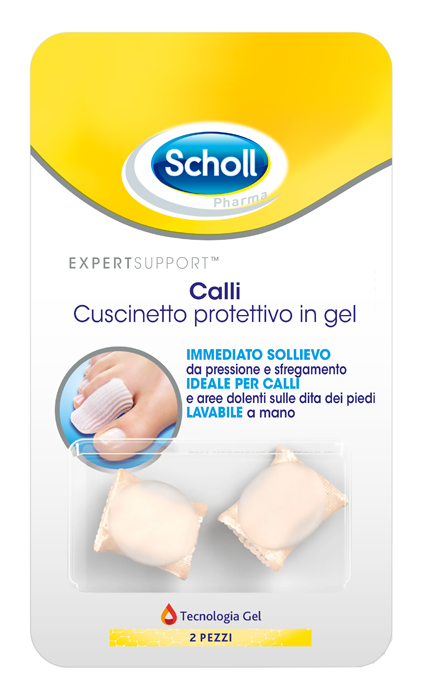 CUSCINETTI PROTETTIVI PER PIEDI CALLI SCHOLL GELACTIV 2 PEZZI - Farmaunclick.it