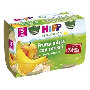 HIPP BIO HIPP BIO OMOGENEIZZATO FRUTTA MISTA CON CEREALI 2X125 G - Farmaunclick.it