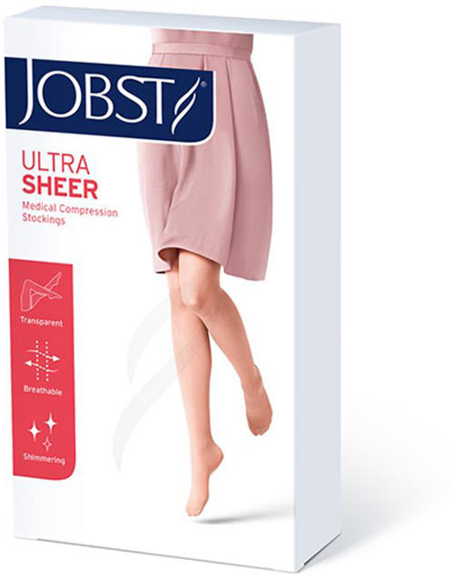 CALZA COMPRESSIVA JOBST ULTRASHEER 15-20MMHG COLLANT CALIBRATO BE2 ARTICOLO 751130000000 - Farmaunclick.it