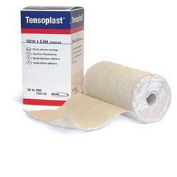 BENDA ELASTICA AUTOADESIVA TENSOPLAST CON OSSIDO DI ZINCO 4,5X500CM - Farmaunclick.it