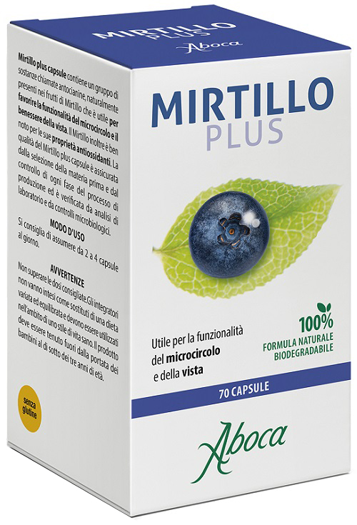 MIRTILLO PLUS 70 CAPSULE - Farmaunclick.it