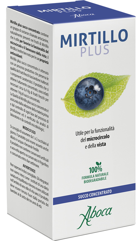 MIRTILLO PLUS SUCCO CONCENTRATO 100 ML - Farmaunclick.it