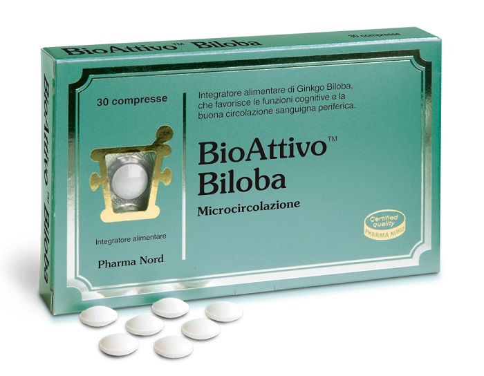 BIOATTIVO BILOBA 30 COMPRESSE - Farmaunclick.it