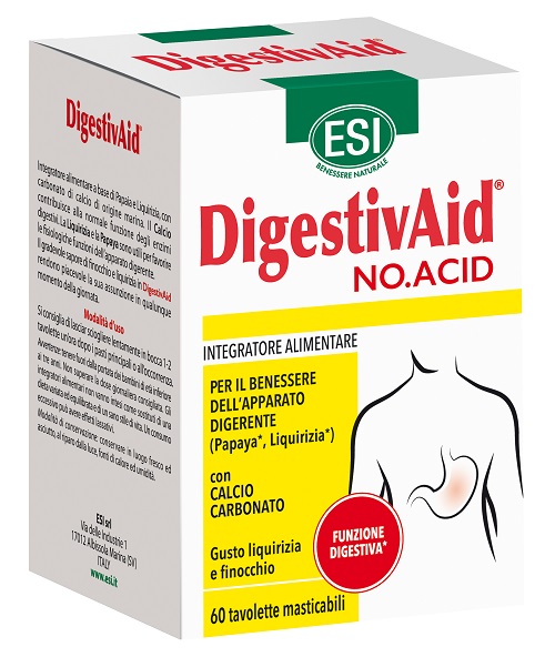 ESI DIGESTIVAID NO ACID 60 TAVOLETTE - Farmaunclick.it